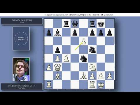GM Matthias Bluebaum vs GM Daniil Yuffa | European Championship 2025 | Round 7