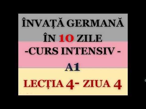 Learn German in 10 days | INTENSIVE COURSE A1 | LESSON 4