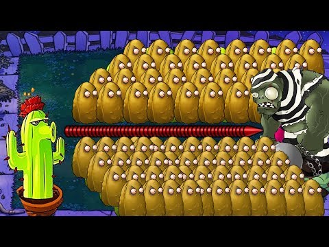 1 Chomper Cactus vs Giga-Gargantuar Plants vs Zombies