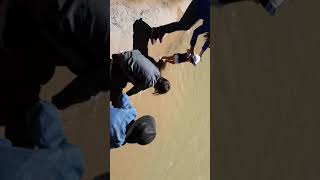 Gretchen en el Río Virgin.. Zion NP..