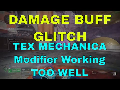 DAMAGE BUFF GLITCH With TEX MECHANICA Weapons - Foundry Sponsorship Tex Mechanica