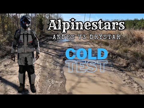 Alpinestars Andes v3 Drystar Cold Weather Test