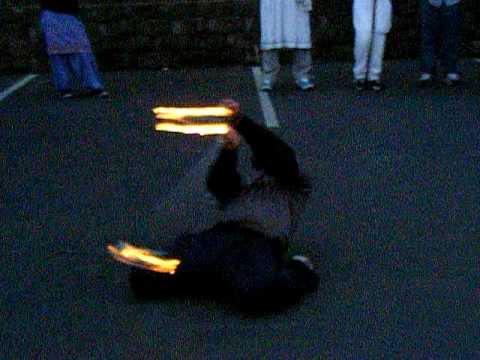 Sunmit Singh Spins Fire