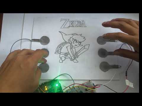 PAPER PIANO MIDI SAMPLER (ZELDA OCARINA OF TIME)