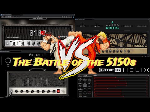 5150 Plugins Shootout: Nembrini 8180 VS ML Sound Lab Amped Roots VS Neural DSP Nolly VS Line 6 Helix