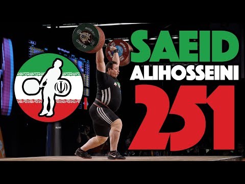 Saeid Alihosseini 251kg Clean and Jerk (105+, Iran) [4k 60]
