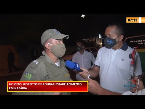 Polícia prende homem e apreende adolescente suspeitos de roubar comércio em Nazária 20 01 2021
