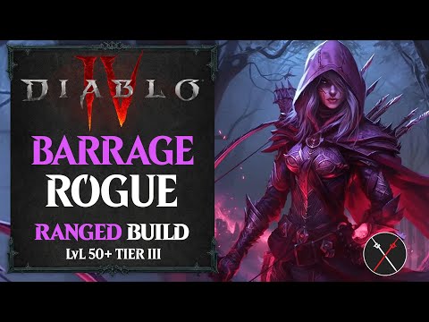 Diablo 4 Rogue Bow Build - Barrage Endgame Build (Level 50+)