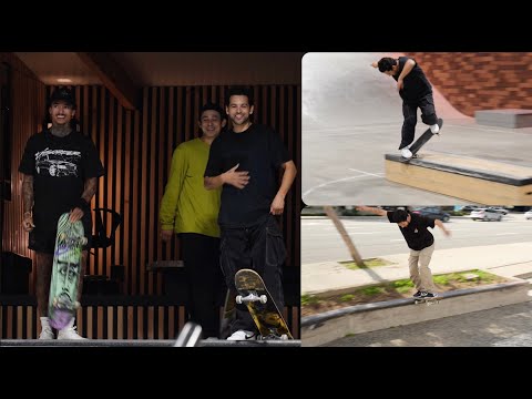 Nyjah Huston gets Malto and I to skate the rail | weekend recap with Jonny Hernandez & Trent Mcclung