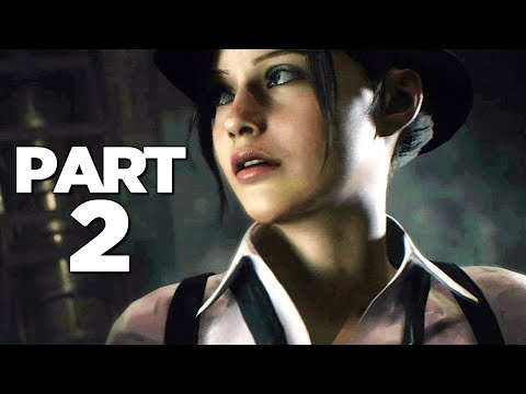 RESIDENT EVIL 2 REMAKE CLAIRE A Walkthrough Gameplay Part 2 - NOIR COSTUME (RE2)