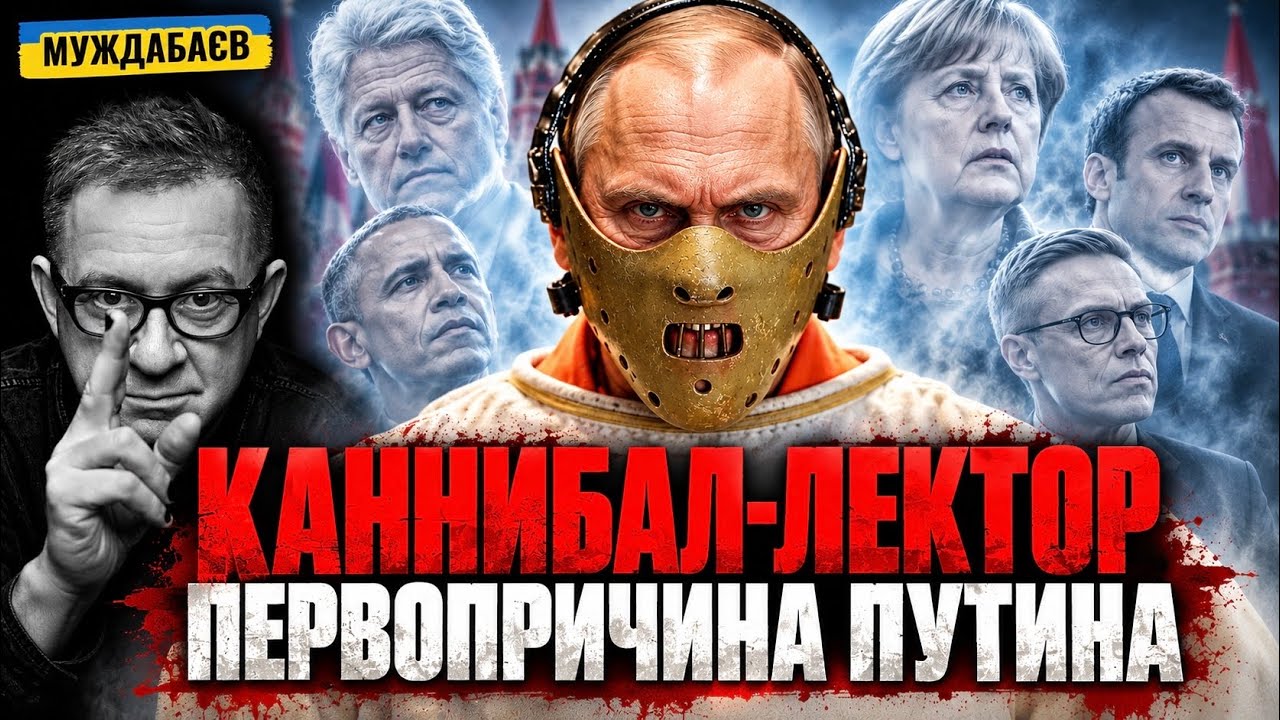 КАННИБАЛ-ЛЕКТОР. ПЕРВОПРИЧИНА ПУТИНА в том, что его 25 лет слушают, не перебив?