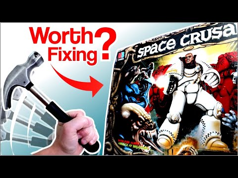 Painting And Restoring an eBay Space Crusade | Rush The Wash