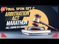 CA Final SPOM Set C Arbitration Marathon Timestamps: Complete Chapter Breakdown in 3 Hours