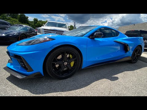 Installing the 5VM CF ground effects at a GM dealer / walk though of my Corvette inventory