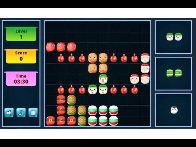 Christmas Block Challenge gameplay tutorial