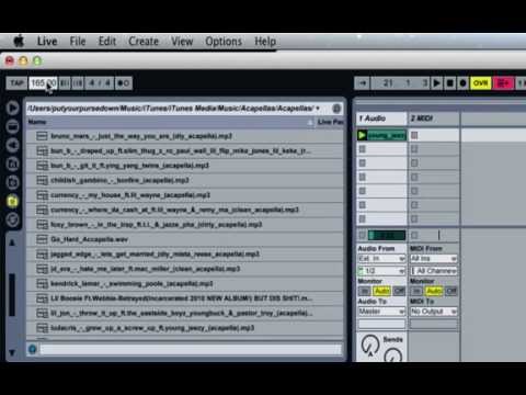 Ableton Live 8 - Warping long Vocal Sample