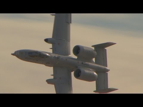 Aviation Nation 2011 - A-10 Thunderbolt II Demo & U.S.A.F. Heritage Flight