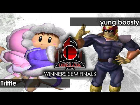 Melee: HOF | Triffle (Ice Climbers) V UMA | yung boosty (Falcon) - Obelisk 84 Tournament SSBM