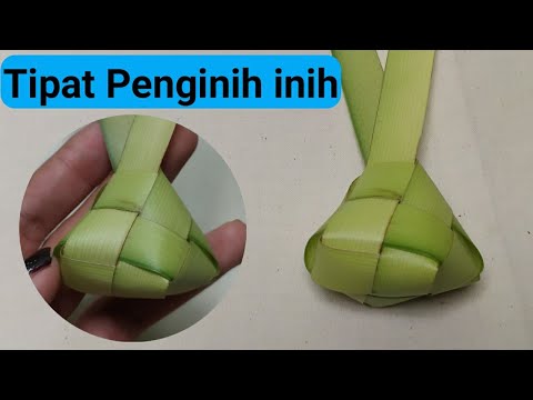 Cara membuat tipat penginih inih