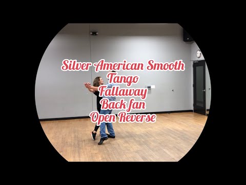 Silver American Smooth Tango class 2 - fallaway curl, back fans, open reverse
