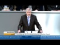 Rede Horst Seehofer vor der Vereidigung Gaucks