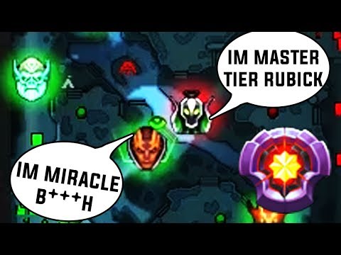 When Master Tier Rubick Meet Master Of Dota Miracle On Mid Lane - Best Antimage Dota 2