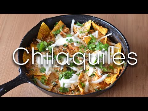 DELICIOUS, SPICY Chilaquiles Recipe -- Traditional Mexican Dish