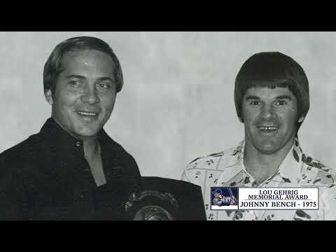 1975 Lou Gehrig Award: Johnny Bench