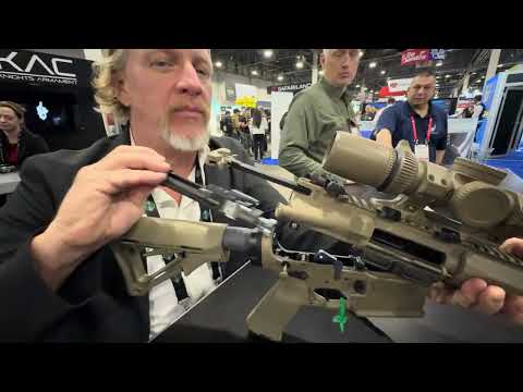 Trey Knight Shows Us the New KAC KS-1 AR with New Reduced Back-Pressure Suppressor!