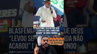 Em evento lula soltou essa pérola assista - Blasfêmia