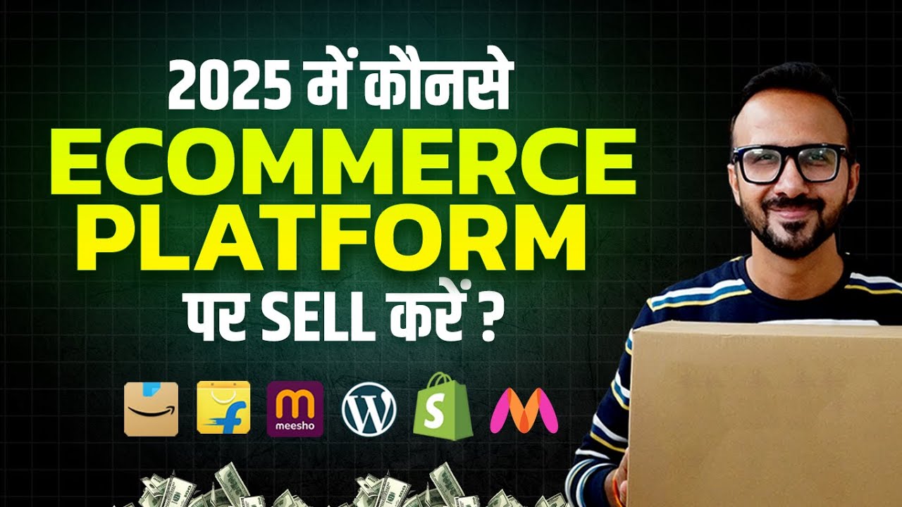 Best Ecommerce Platform for Beginners in 2026 🚀 Amazon, Flipkart, Meesho, Myntra or Shopify?