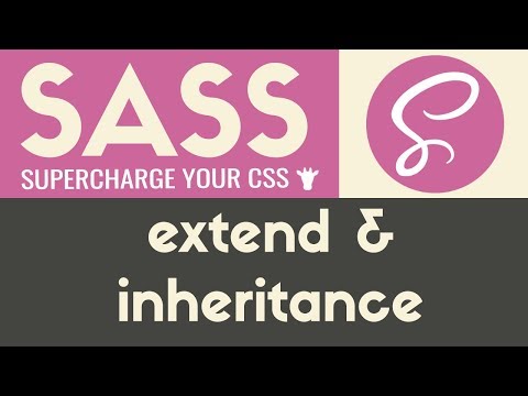 Extend & Inheritance | Sass & Scss | Tutorial 10