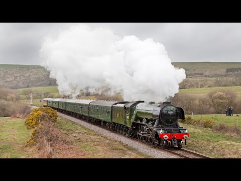 60103 ‘Flying Scotsman’ climbing Corfe Bank - 22nd March 2019