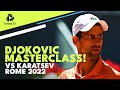 Novak Djokovic MASTERCLASS vs Karatsev in Rome! ?