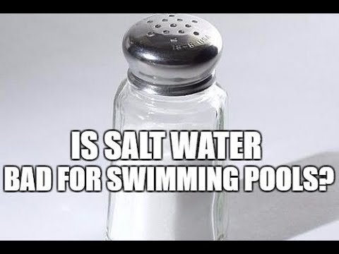 Does salt damage swimming pools?