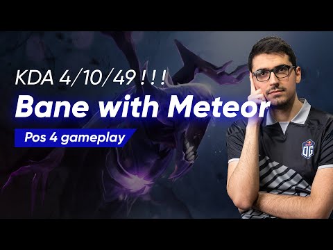 OG.Saksa plays Bane with Meteor Hammer |Full Gameplay Dota 2