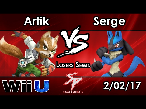 SP69 Artik (Fox) Vs. SC | Serge (Lucario) - Losers Semis - Smash 4