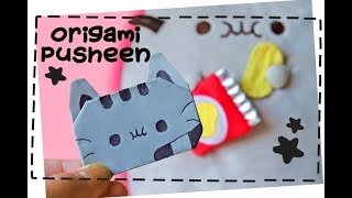 How to Make an Origami Pusheen the Cat | Easy Instructions for Kids