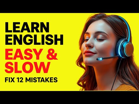A1 A2 English Learners | Stop These 12 Common Errors Now | Powerful Listening Practice for Beginners