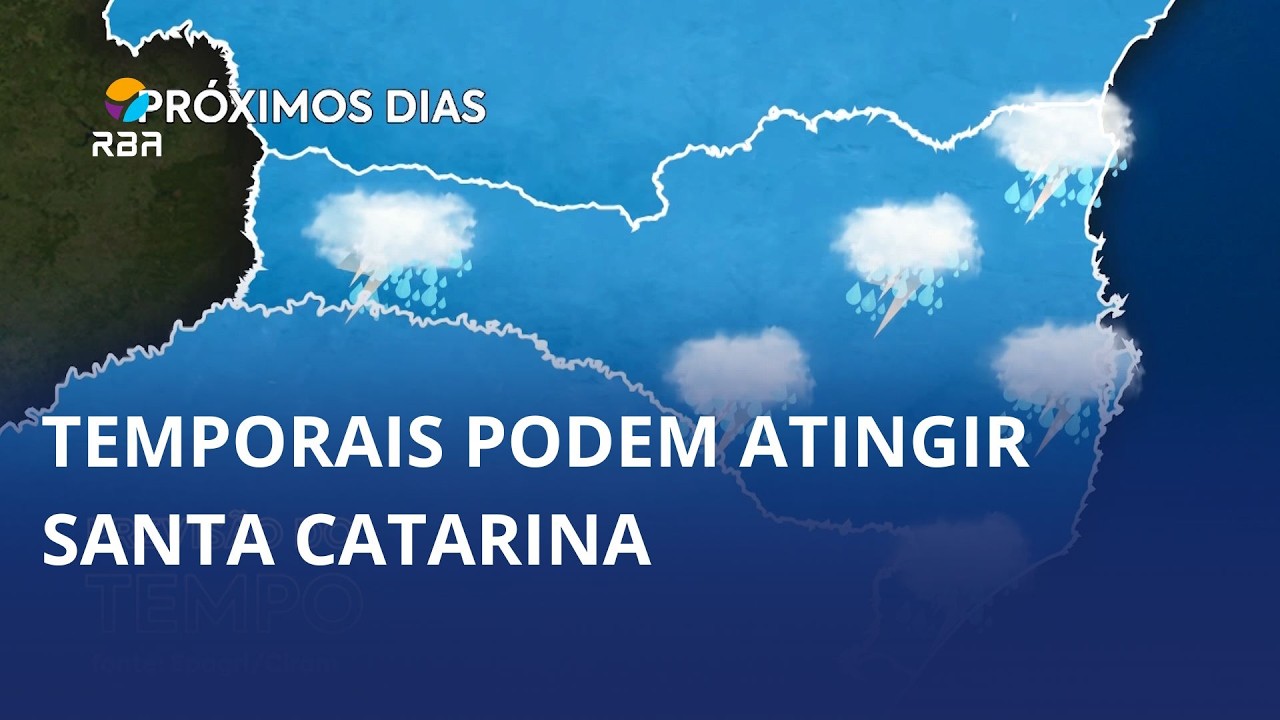 “Sextou” com sol, mas temporais podem atingir Santa Catarina