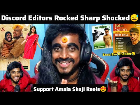 Sharp Vs Discord Editors Sambavangal🤣|Angry On Amalashaji Haters😡| Must Watch💯 #ravensharp