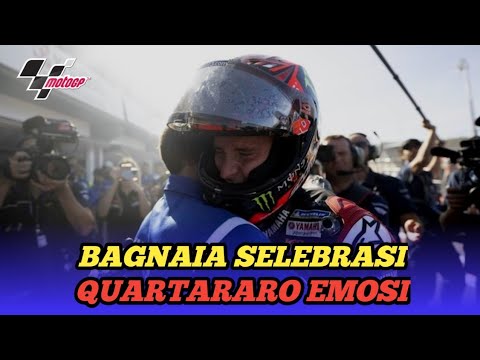 Gagal Juara, Emosi FABIO QUARTARARO Melihat Selebrasi Bagnaia!!