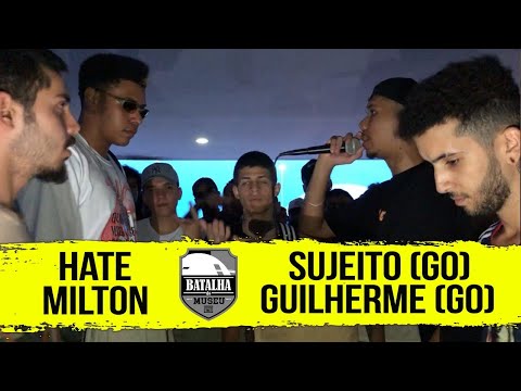 HATE & MILTON X GUILHERME & SUJEITO - Batalha do Museu #402 (Semifinal)