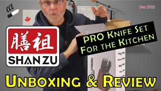 Shan Zhu Pro Knife Set for Your Kitchen #unboxing & #review