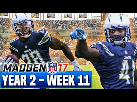 Madden 17 Chargers Franchise Year 2 - Week 11 vs Eagles | Ep.34
