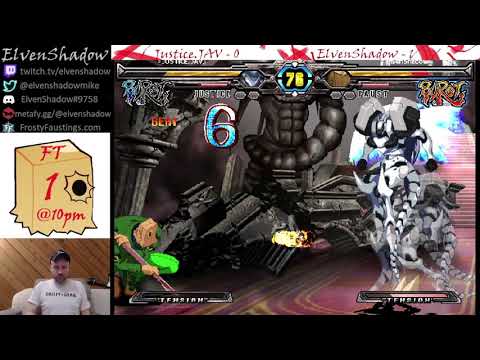 GGXXAC+R ft10 $50 money match ElvenShadow (FA) vs Justice.JAV (JU)