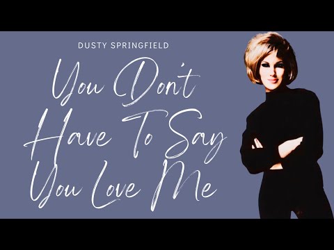 *Very Rare* 4K Enhanced Colorization: Dusty Springfield - You Don't Have To Say You Love Me