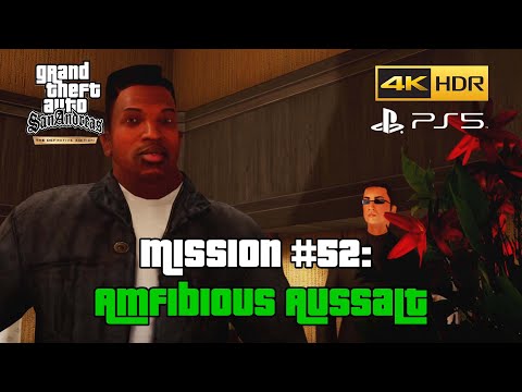 GTA: San Andreas – The Definitive Edition / Remastered - 'Amfibious Aussalt' - 4K60FPS on PS5