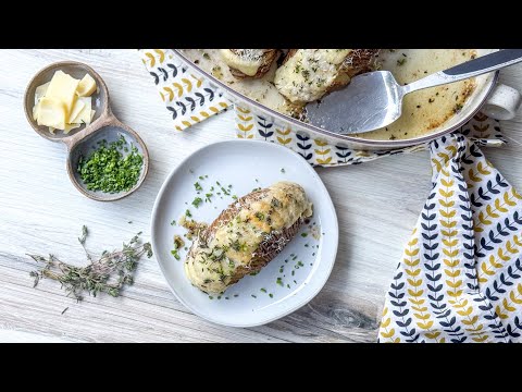Extra Cheesy Hasselback Potatoes Recipe