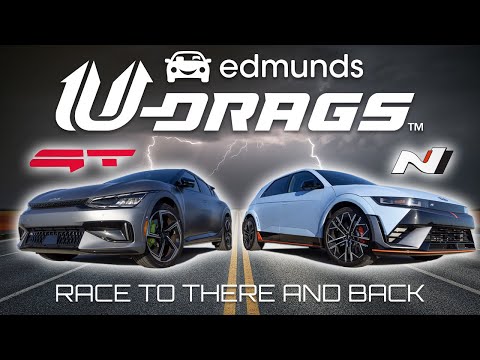 U-DRAG RACE: Hyundai Ioniq 5 N vs. Kia EV6 GT | Acceleration, Quarter Mile, Handling & More